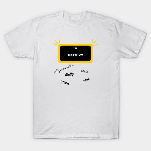 Matthew T-Shirt by baseCompass